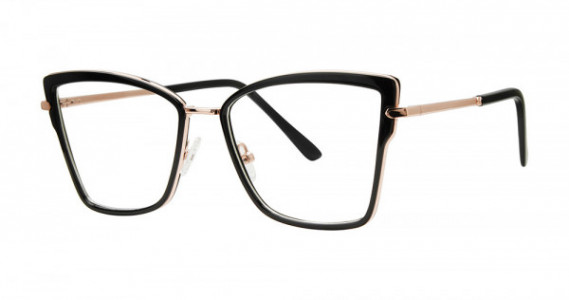 Genevieve CATALINA Eyeglasses, Black/Gold