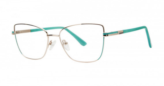 Genevieve ENSLEY Eyeglasses, Turquoise/Purple/Gold
