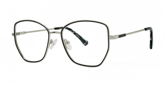 Genevieve ODINA Eyeglasses, Matte Black/Gold