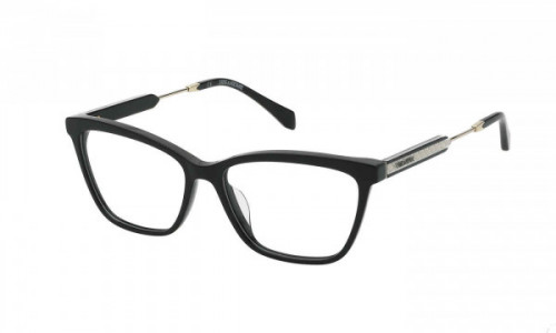 Zadig & Voltaire VZV342 Eyeglasses, BLACK (0700)