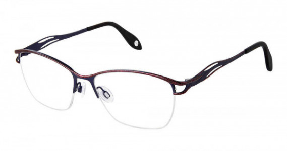Fysh UK F-3736 Eyeglasses, S201-INDIGO EGGPLANT