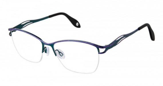 Fysh UK F-3736 Eyeglasses, S204-TURQUOISE BLUE