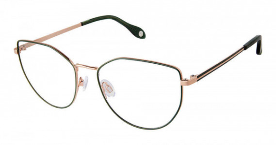 Fysh UK F-3735 Eyeglasses, S216-GREEN ROSE GOLD