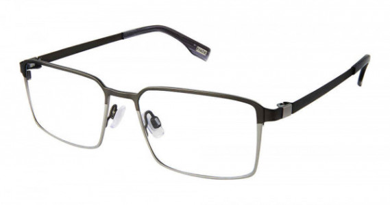Evatik E-9272 Eyeglasses, M203-CHARCOAL GNMTL