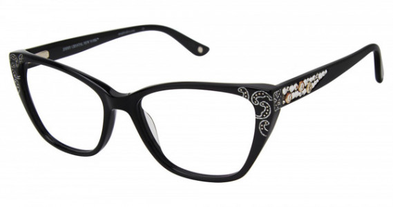 Jimmy Crystal NAPA Eyeglasses, EBONY