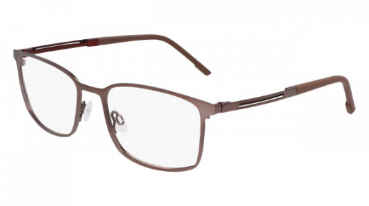 Flexon FLEXON E1149 Eyeglasses, (206) MATTE COFFEE/ RED