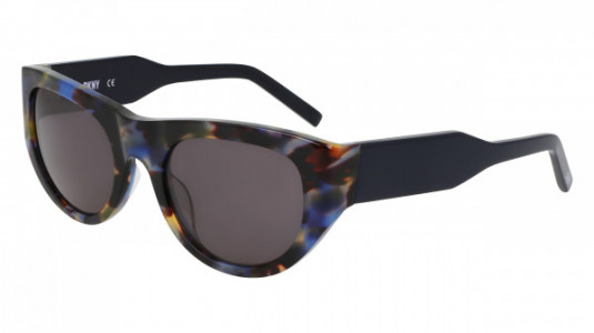 DKNY DK550S Sunglasses, (405) BLUE TORTOISE