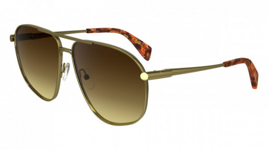 Lanvin LNV134S Sunglasses, (745) GOLD/GRADIENT BROWN YELLOW
