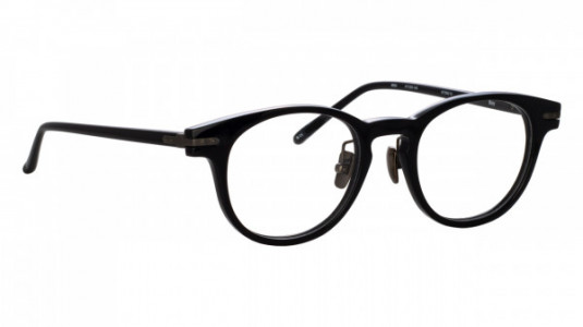 Linda Farrow LF25LBB BAY Eyeglasses, (016) BLACK/MATT NICKEL