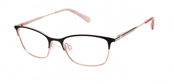Ted Baker B996 Eyeglasses, Black Rose Gold (BLK)
