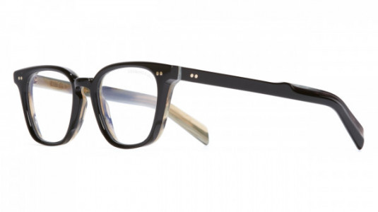 Cutler and Gross CGOPGR0547 Eyeglasses, (001) BLACK ON HORN