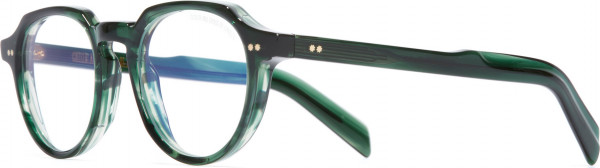 Cutler and Gross CGOPGR0648 Eyeglasses, (003) STRIPED DARK GREEN