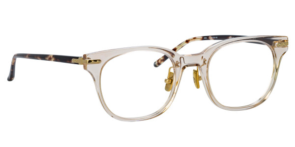 Linda Farrow LF83LB ARCH Eyeglasses, (002) ASH/ CAMO T-SHELL/ LIGHT GOLD