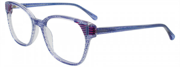 Takumi TK1299 Eyeglasses, 050 - Ultramarine & Crystal