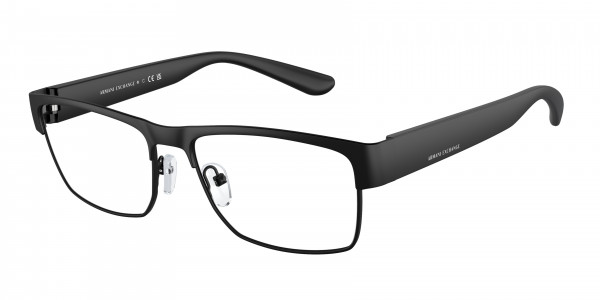 Armani Exchange AX1065 Eyeglasses, 6000 MATTE BLACK (BLACK)