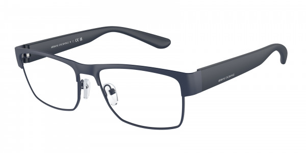Armani Exchange AX1065 Eyeglasses, 6099 MATTE BLUE (BLUE)