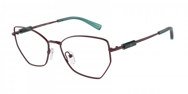 Armani Exchange AX1067 Eyeglasses, 6123 SHINY BROWN (BROWN)