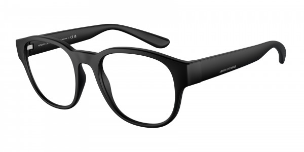Armani Exchange AX3110 Eyeglasses, 8078 MATTE BLACK (BLACK)