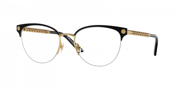 Versace VE1297 Eyeglasses, 1516 GOLD/MATTE BLACK (GOLD)