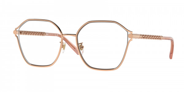 Versace VE1299D Eyeglasses, 1412 ROSE GOLD (GOLD)