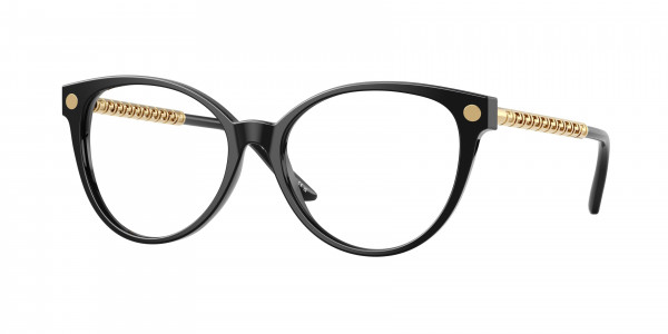 Versace VE3353 Eyeglasses, GB1 BLACK