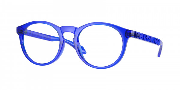 Versace VE3355U Eyeglasses, 5454 TRANSPARENT BLUE (BLUE)