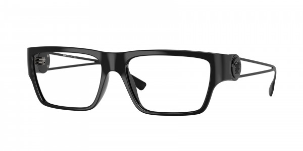 Versace VE3359 Eyeglasses, 5360 BLACK
