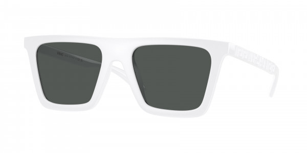 Versace VE4468U Sunglasses, 314/87 WHITE DARK GREY (WHITE)