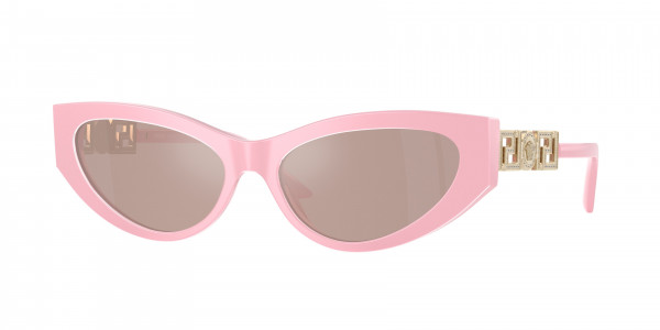 Versace VE4470B Sunglasses, 5473/5 PERLA PASTEL PINK LIGHT PINK M (PINK)
