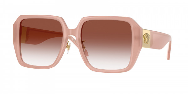 Versace VE4472D Sunglasses, 5394VO OPAL PINK CLEAR GRADIENT RED (PINK)