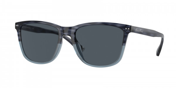 Brooks Brothers BB5052U Sunglasses, 616987 TRANSPARENT BLUE HORN BLUE GRE (TRANSPARENT)