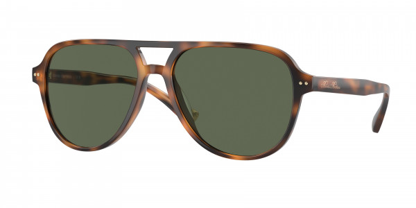 Brooks Brothers BB5053U Sunglasses, 616171 WARM TORTOISE SOLID GREEN (TORTOISE)