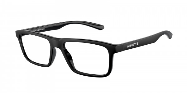 Arnette AN7249 OGORI Eyeglasses, 2900 OGORI RECYCLED BLACK MATTE/SHI (BLACK)