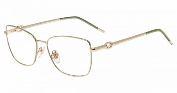 Furla VFU728 Eyeglasses, SHINY LIGHT GOLD (0SN9)