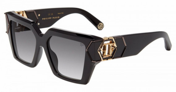 Philipp Plein SPP135M Sunglasses, SHINY BLACK (0700)