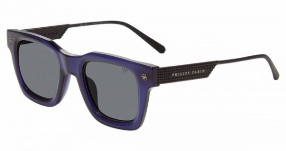 Philipp Plein SPP105M Sunglasses, TRANSP.BLUE (0T31)