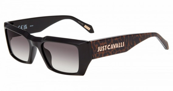 Just Cavalli SJC090 Sunglasses, SHINY BLACK (0700)