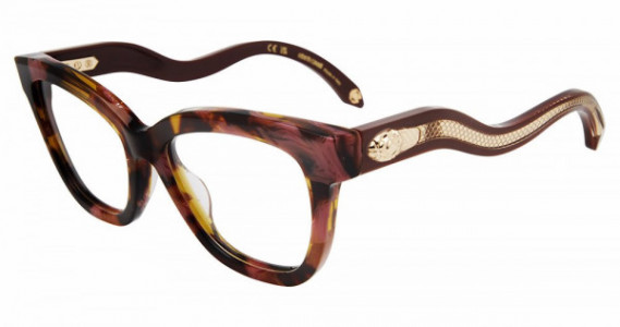 Roberto Cavalli VRC072 Eyeglasses, BROWN/PINK HAVANA (01GQ)