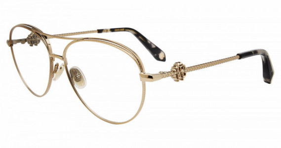 Roberto Cavalli VRC068V Eyeglasses, SHINY GREY GOLD (08FF)
