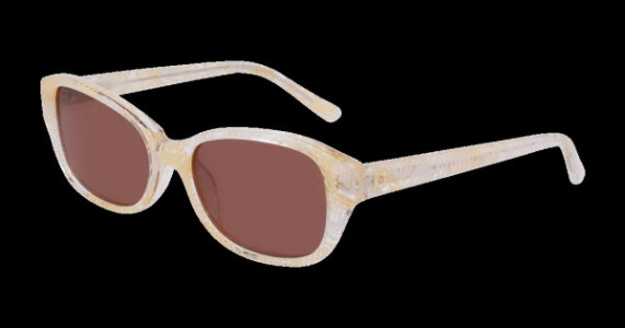 Anne Klein AK7100 Sunglasses, 101 Ivory Plaid
