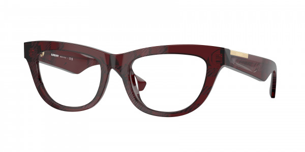 Burberry BE2406U Eyeglasses, 4115 CHECK RED (RED)