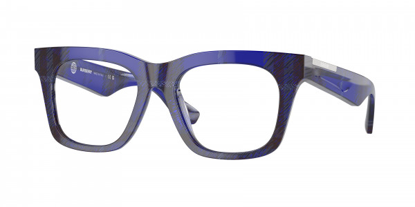 Burberry BE2407 Eyeglasses, 4114 CHECK BLUE (BLUE)