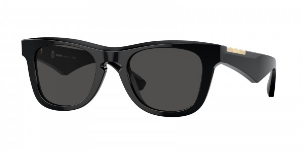 Burberry BE4426 Sunglasses, 300187 BLACK DARK GREY (BLACK)