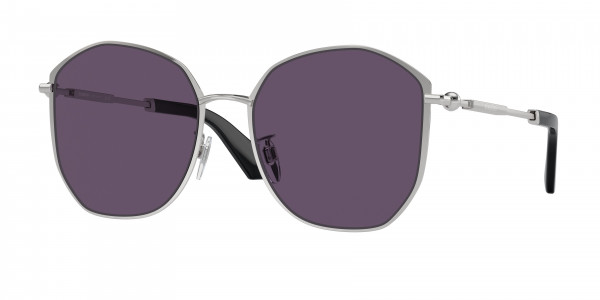 Burberry BE3153D Sunglasses, 10051A SILVER VIOLET (SILVER)