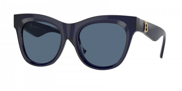 Burberry BE4418F Sunglasses, 412080 BLUE DARK BLUE (BLUE)