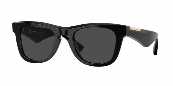 Burberry BE4426F Sunglasses, 300187 BLACK DARK GREY (BLACK)