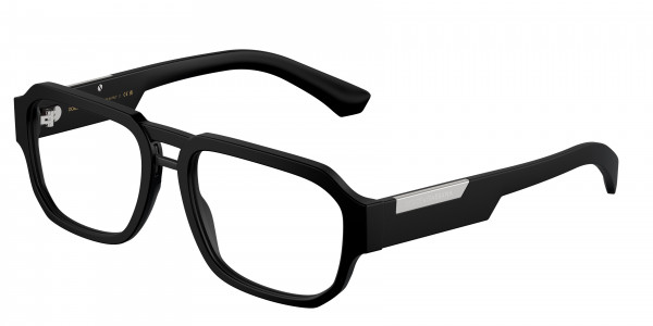 Dolce & Gabbana DG3389 Eyeglasses, 2525 MATTE BLACK (BLACK)