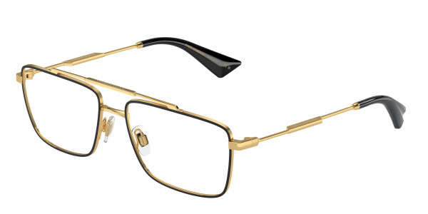 Dolce & Gabbana DG1354 Eyeglasses, 1311 GOLD/MATTE BLACK (GOLD)