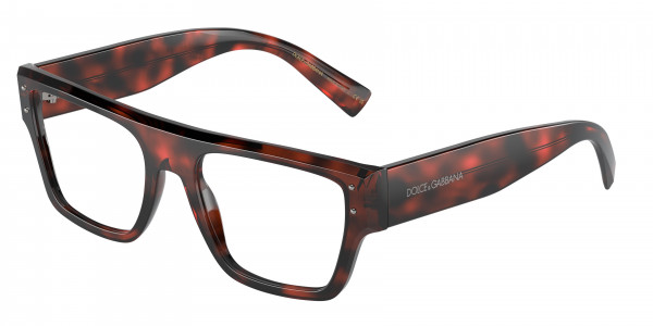 Dolce & Gabbana DG3384 Eyeglasses, 3358 HAVANA RED (RED)