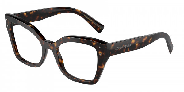 Dolce & Gabbana DG3386F Eyeglasses, 502 HAVANA (TORTOISE)